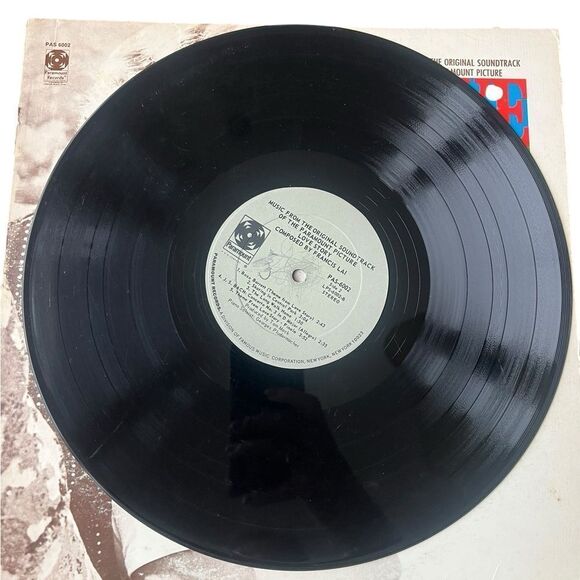 RARE LOVE STORY SOUNDTRACK LP VINYL RECORD FRANCIS LAI 1970 PARAMOUNT 12” - Picture 5 of 5